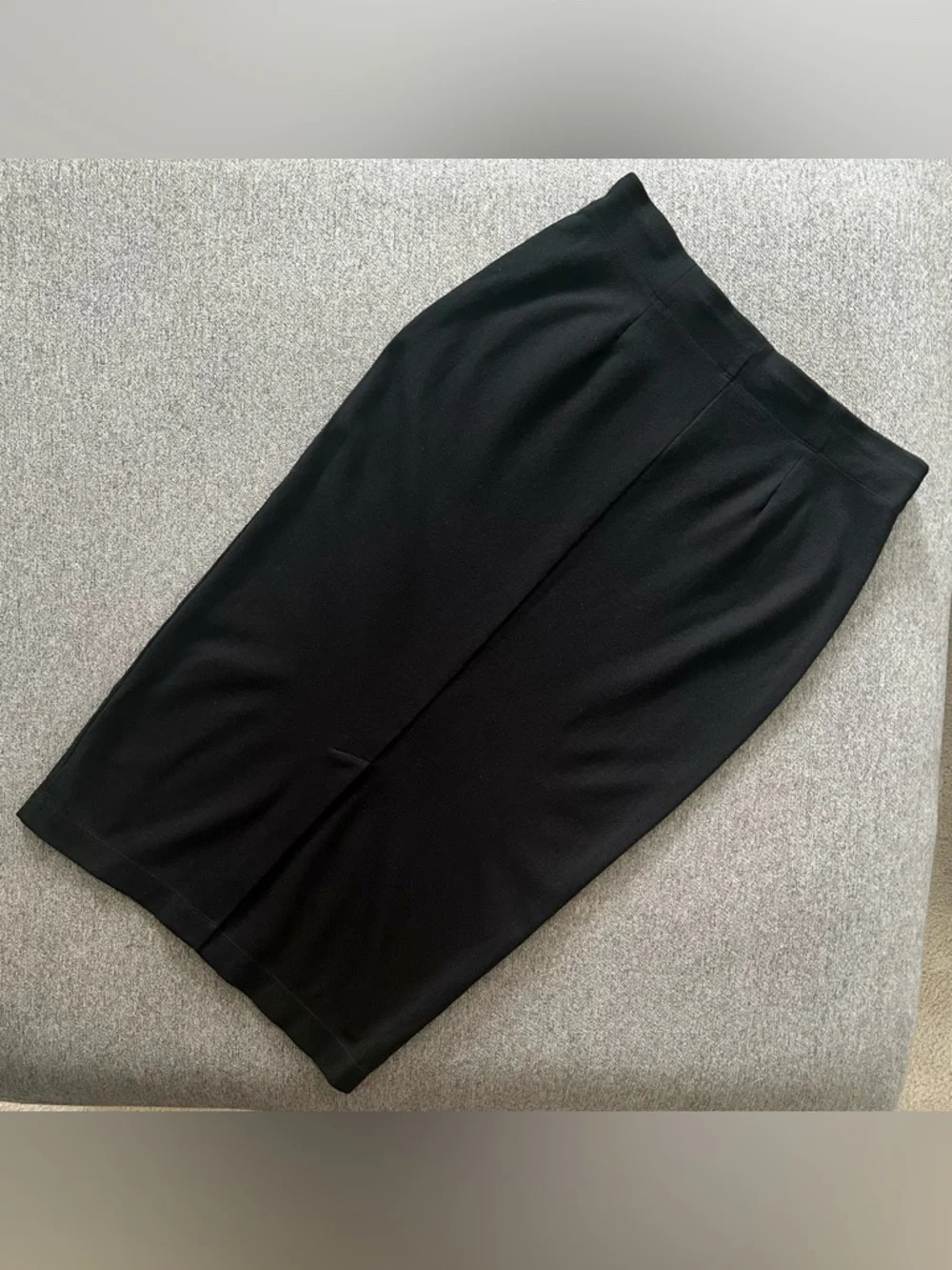Eileen Fisher Black Wardrobe Staple Midi Skirt Small